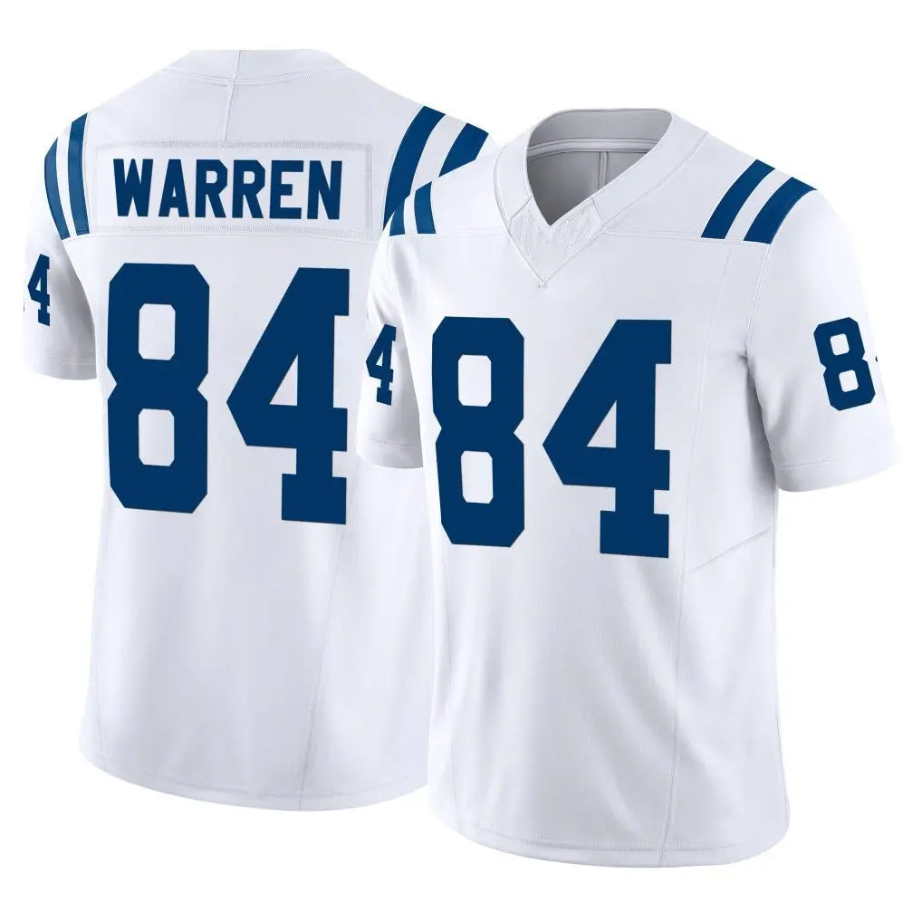 IN.Colts #84 Tyler Warren Player White Limited Vapor F.U.S.E. Home Game STECN Stitched Jerseys
