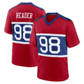 NY.Giants #98 DJ Reader Player Red Century Home Game STECN Stitched Jerseys