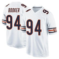 C.Bears #94 Austin Booker Player White Home Game STECN Stitched Jerseys