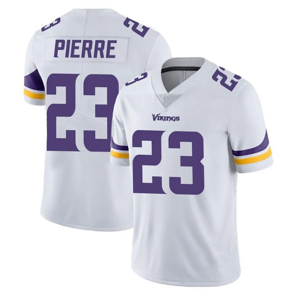 M.Vikings #23 James Pierre Player White Limited Vapor Untouchable Home Game STECN Stitched Jerseys