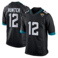 J.Jaguars #12 Travis Hunter Player Black Home Game STECN Stitched Jerseys