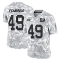 NY.Giants #49 Tremaine Edmunds Player Arctic Camo Salute To Service Limited Game STECN Stitched Jerseys