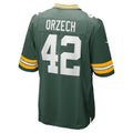 STECN GB.Packers #42 Matt Orzech Green Game Jersey