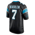 STECN C.Panthers #7 Steve Beuerlein Black Retired Player Jersey