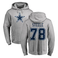 D.Cowboys #78 Terence Steele Player Gray LOGO Pullover Hoodie Limited STECN Stitched Jerseys