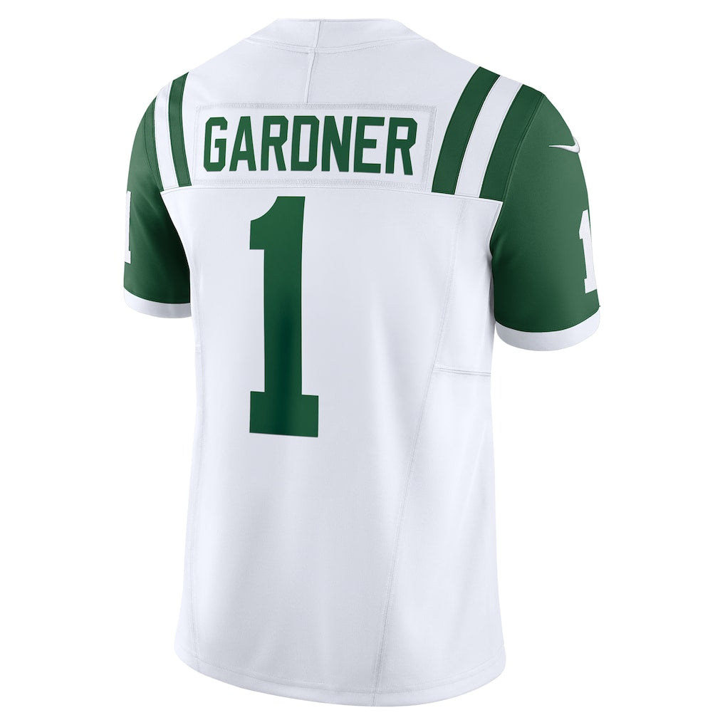 STECN NY.Jets #1 Ahmad Sauce Gardner White Classic Alternate Vapor F.U.S.E. Limited Jersey