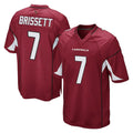 A.Cardinals #7 Jacoby Brissett Player Cardinal Home Game STECN Stitched Jerseys