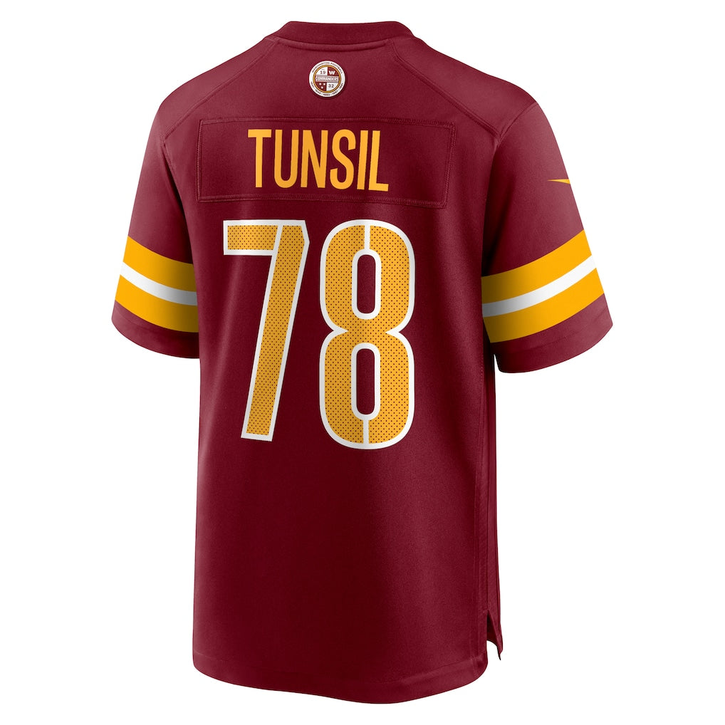 STECN W.Commanders #78 Laremy Tunsil Burgundy Team Game Jersey