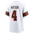 STECN C.Browns #4 Deshaun Watson White Alternate Game Jersey