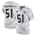 H.Texans #51 Will Anderson Jr. Player Arctic Camo Salute To Service Limited Game STECN Stitched Jerseys
