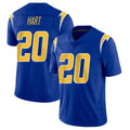 LA.Chargers #20 Cam Hart Player Royal Limited Vapor Home Game STECN Stitched Jerseys