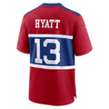 STECN NY.Giants #13 Jalin Hyatt Century Red Alternate Player Game Jersey