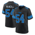 D.Lions #54 Alim McNeill Player Black Alternate Home Game STECN Stitched Jerseys