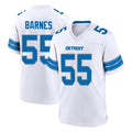 D.Lions #55 Derrick Barnes Player White Alternate Home Game STECN Stitched Jerseys