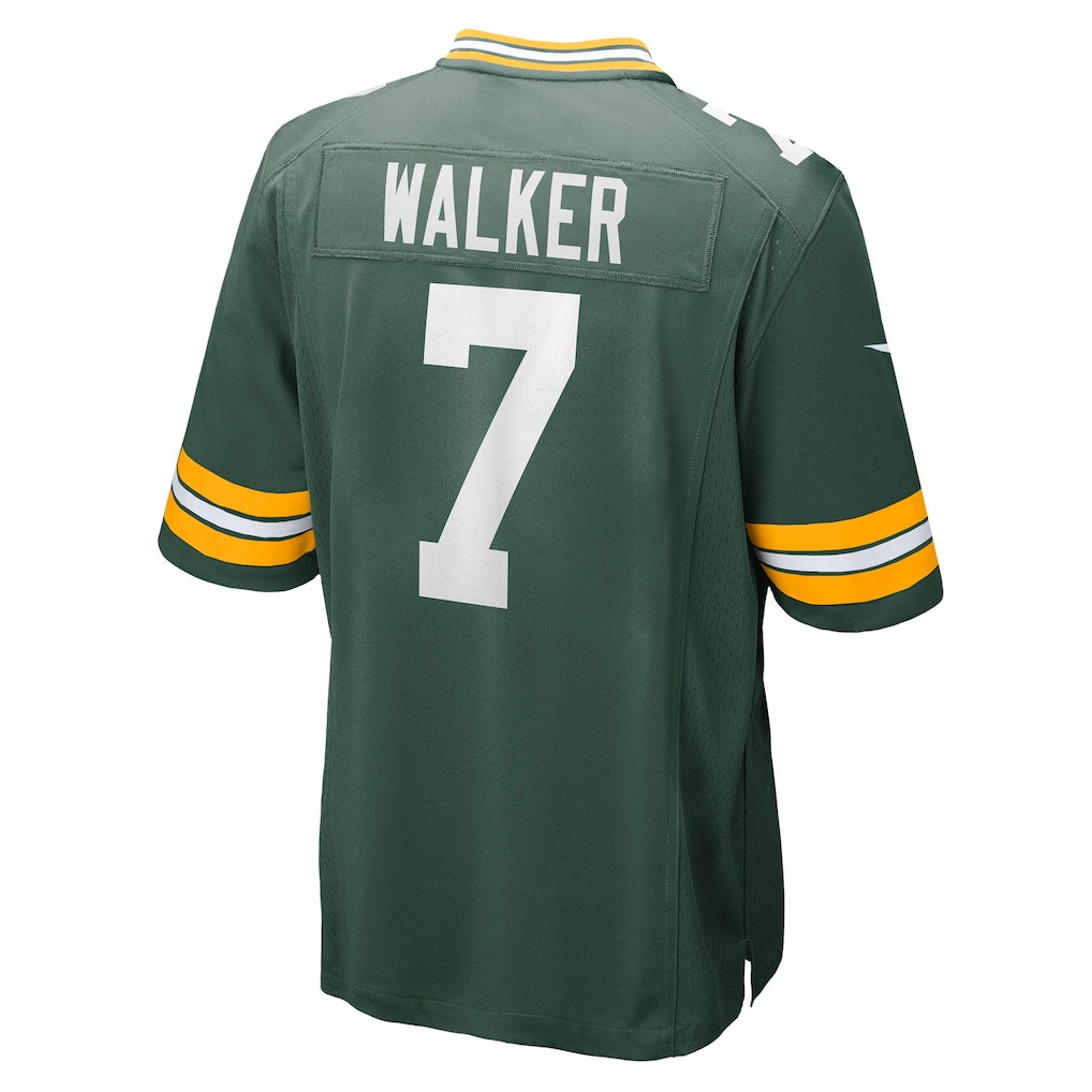 STECN GB.Packers #7 Quay Walker Green Player Game Jersey