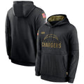 LA.Chargers ## Chargers Blank Player Black Salute to Service Hoodies Limited Game STECN Stitched Jerseys
