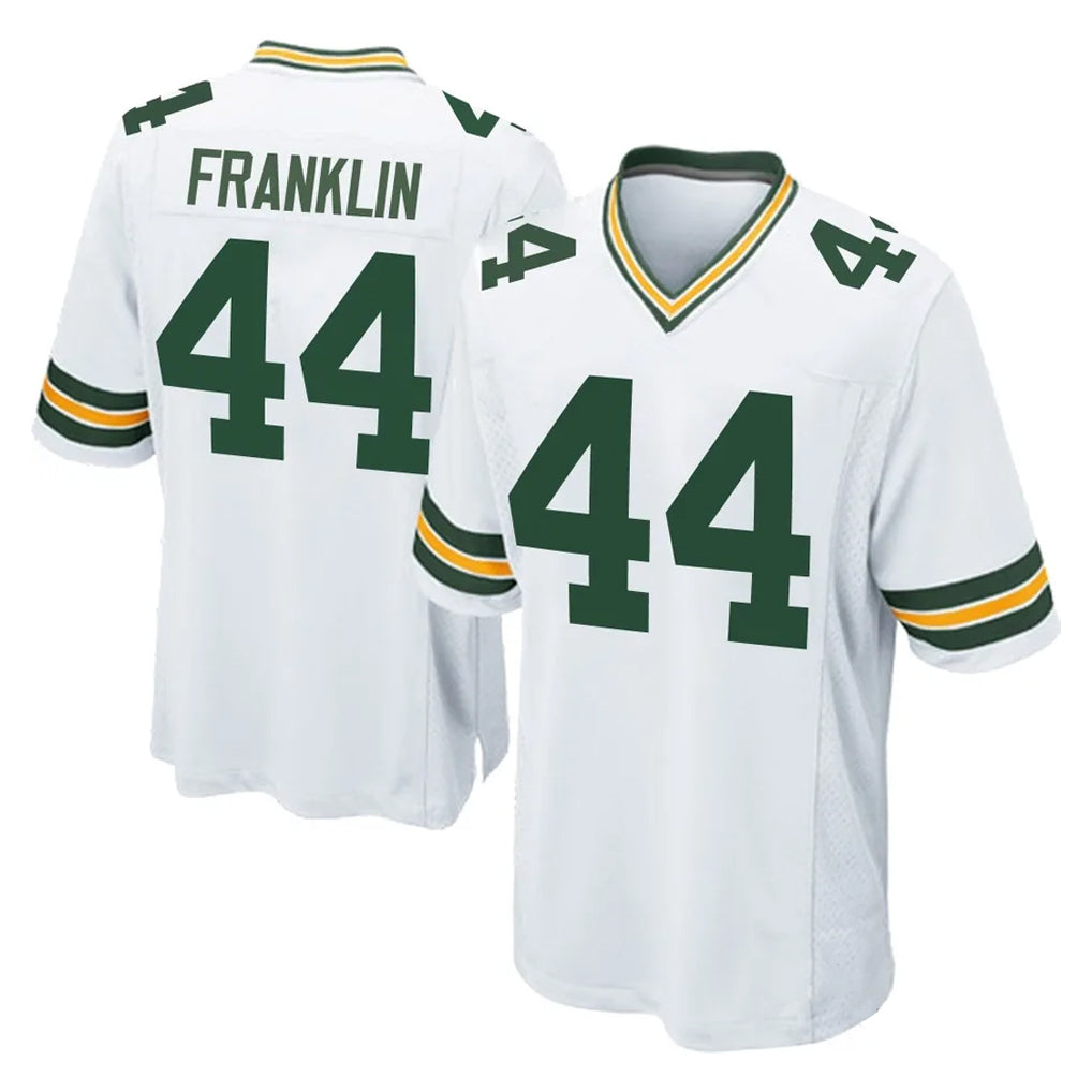 GB.Packers #44 Zaire Franklin Player White Home Game STECN Stitched Jerseys