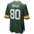 STECN GB.Packers #80 Donald Driver Green Game Retired Player Jersey