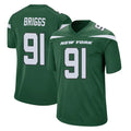 NY.Jets #91 Jowon Briggs Player Green Home Game STECN Stitched Jerseys
