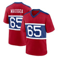 NY.Giants #65 Francis Mauigoa Player Red Century Home Game STECN Stitched Jerseys