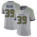 S.Seahawks #39 Ty Okada Player Grey Limited 2025 Rivalries Collection Home Game STECN Stitched Jerseys