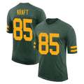 GB.Packers #85 Tucker Kraft Player Green Alternate Vapor Home Game STECN Stitched Jerseys