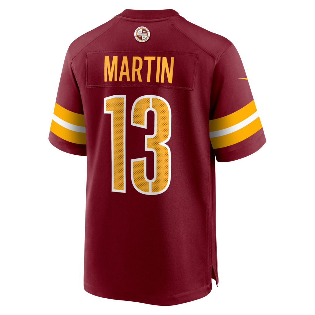 STECN W.Commanders #13 Tay Martin Burgundy Team Game Jersey