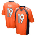 D.Broncos #19 Marvin Mims Jr. Player Orange Color Home Game STECN Stitched Jerseys