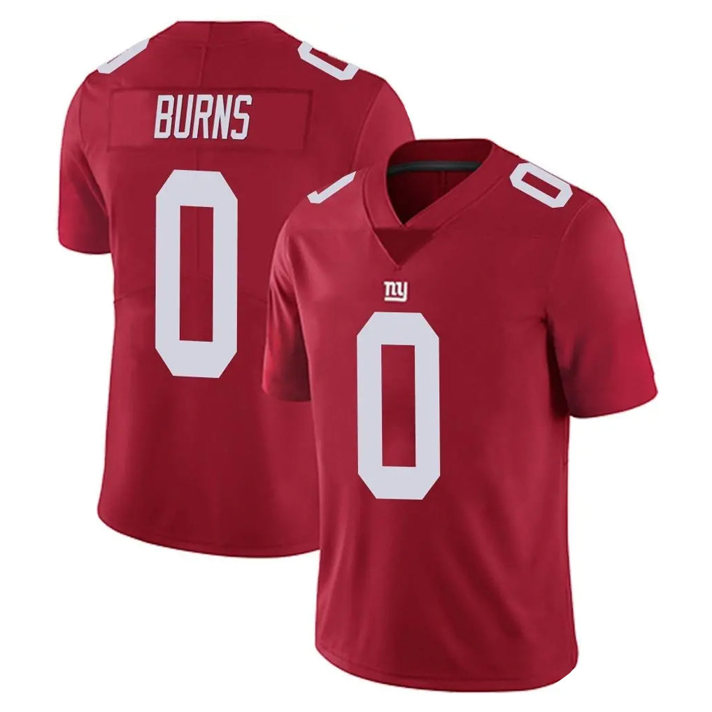 NY.Giants #0 Brian Burns Player Red Limited Vapor Untouchable Home Game STECN Stitched Jerseys