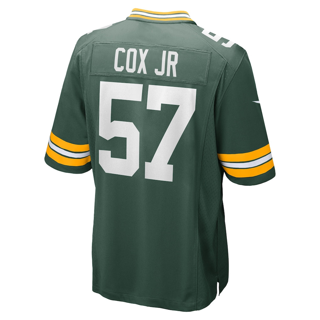 STECN GB.Packers #57 Brenton Cox Jr. Green Game Jersey