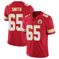 KC.Chiefs #65 Trey Smithy Player Red Limited Vapor Untouchable Home Game STECN Stitched Jerseys