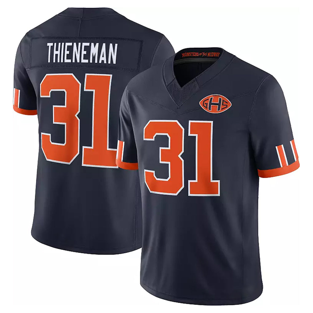 C.Bears #31 Dillon Thieneman Player Navy Limited 2026 Rivalries Collection Home Game STECN Stitched Jerseys