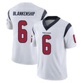 H.Texans #6 Reed Blankenship Player White Limited Vapor Untouchable Home Game STECN Stitched Jerseys