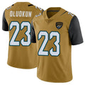 J.Jaguars #23 Foyesade Oluokun Player Gold Vapor Limited Home Game STECN Stitched Jerseys