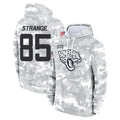 J.Jaguars #85 Brenton Strange Player Arctic Camo Salute to Service Hoodies Limited Game STECN Stitched Jerseys