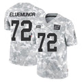 NY.Giants #72 Jermaine Eluemunor Player Arctic Camo Salute To Service Limited Game STECN Stitched Jerseys