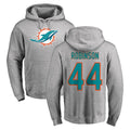 M.Dolphins #44 Chop Robinson Player Gray LOGO Pullover Hoodies Limited STECN Stitched Jerseys