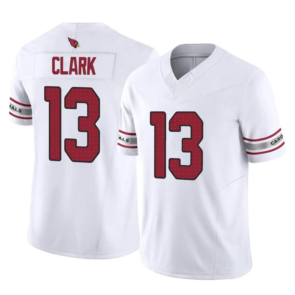 A.Cardinals #13 Kei'Trel Clark Player White Vapor F.U.S.E. Limited Home Game STECN Stitched Jerseys