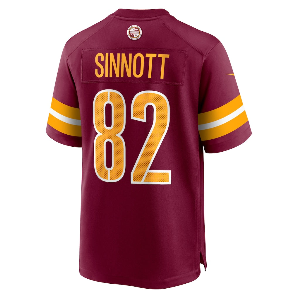 STECN W.Commanders #82 Ben Sinnott Burgundy Game Jersey