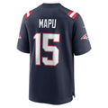 STECN NE.Patriots #15 Marte Mapu Navy Game Retired Player Jersey