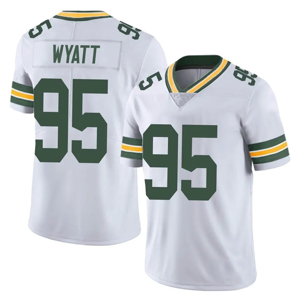 GB.Packers #95 Devonte Wyatt Player White Vapor Untouchable Limited Home Game STECN Stitched Jerseys