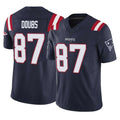 NE.Patriots #87 Romeo Doubs Player Navy Limited Vapor F.U.S.E. Home Game STECN Stitched Jerseys