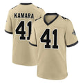 NO.Saints #41 Alvin Kamara Player Gold Home Game STECN Stitched Jerseys