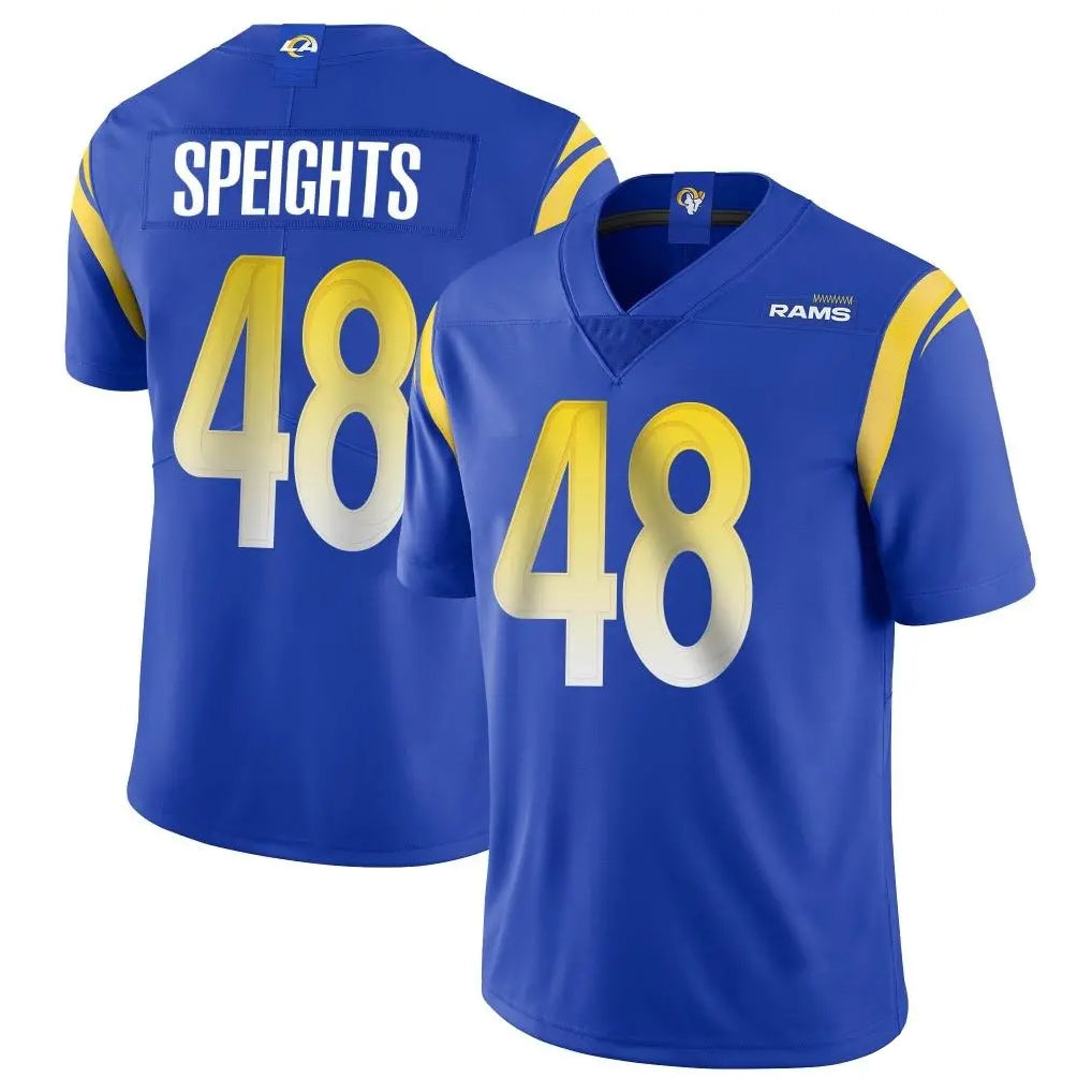 LA.Rams #48 Omar Speights Player Royal Limited Vapor Untouchable Home Game STECN Stitched Jerseys