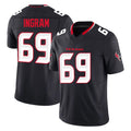 H.Texans #69 Ed Ingram Player Navy Limited Alternate Vapor F.U.S.E. Home Game STECN Stitched Jerseys