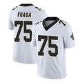 NO.Saints #75 Taliese Fuaga Player White Limited Vapor Untouchable Home Game STECN Stitched Jerseys