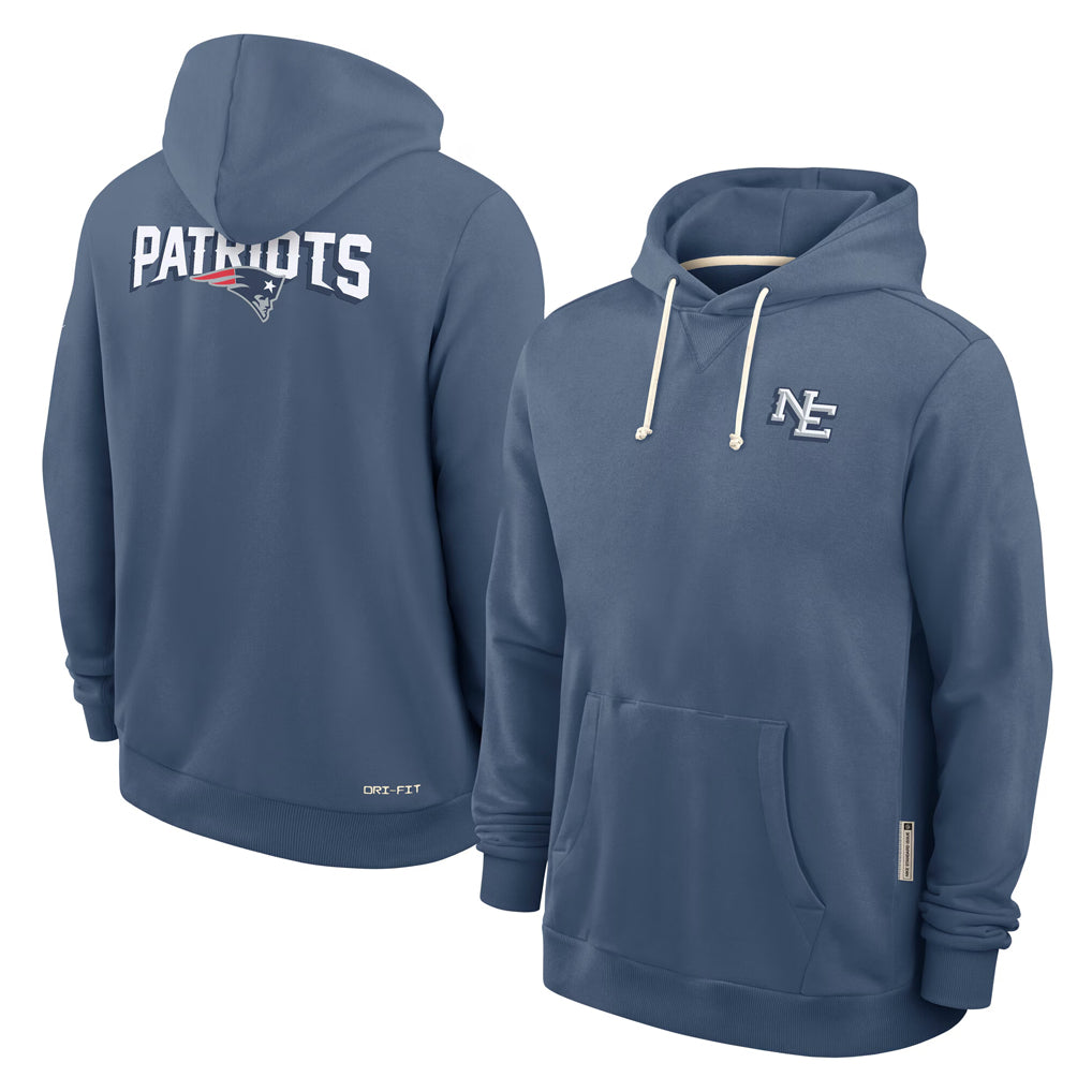 NE.Patriots ## Patriots Blank Player Blue Rivalries Collection Hoodies Limited Game STECN Stitched Jerseys
