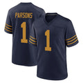GB.Packers #1 Micah Parsons Player Navy The 1923 Classic Home Game STECN Stitched Jerseys