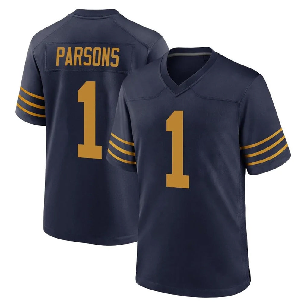 GB.Packers #1 Micah Parsons Player Navy The 1923 Classic Home Game STECN Stitched Jerseys