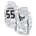 H.Texans #55 Danielle Hunter Player Arctic Camo Salute to Service Hoodies Limited Game STECN Stitched Jerseys